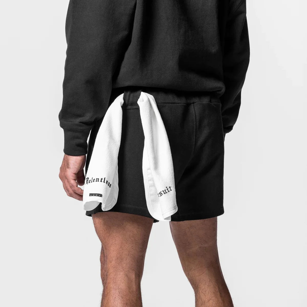 CrestLine Embroidered Cotton Shorts