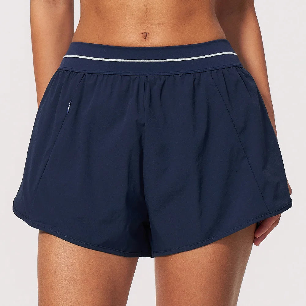 Summer Wide Leg Yoga Shorts Women's High Waist Fitness Sports Shorts Running Cycling Short Leggings Female Gym Workout Shorts