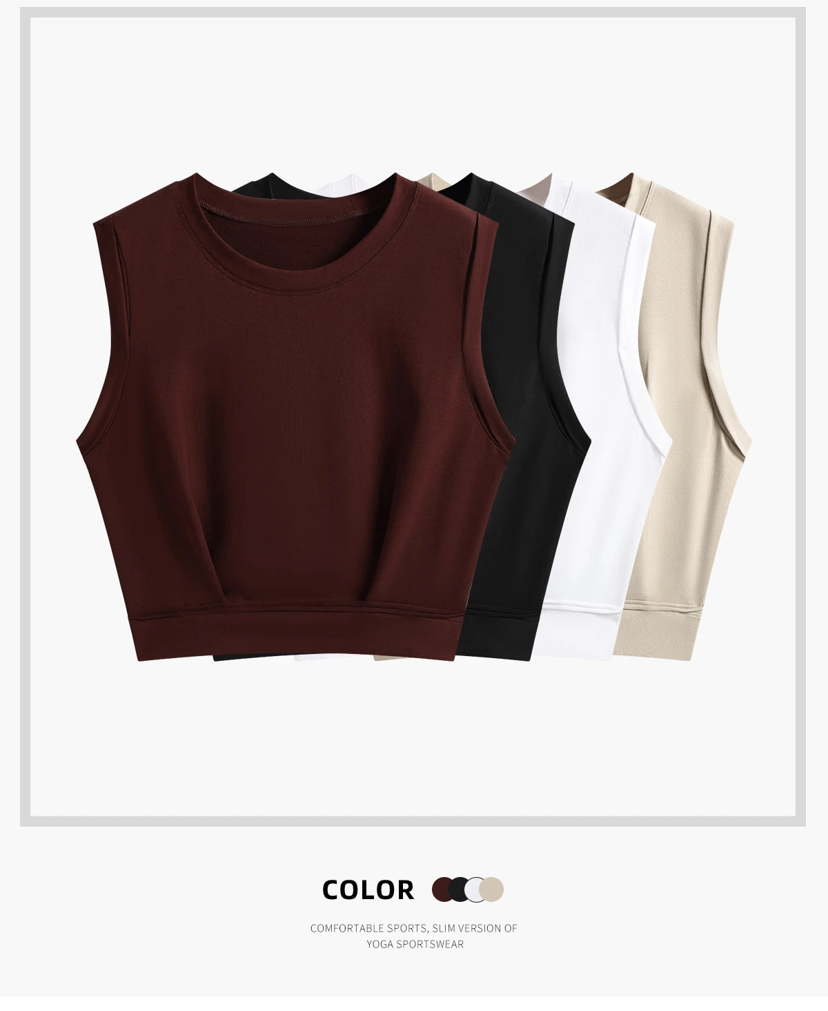 DRUR Women Yoga Tank Top Sleeveless Crop Vest Fitness Shirt Female Gym Clothing Sports Wear Women Vest Active Top Pilates Wear