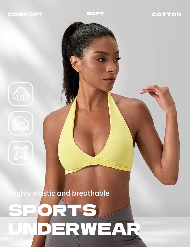 Contour Halter Sports Bra
