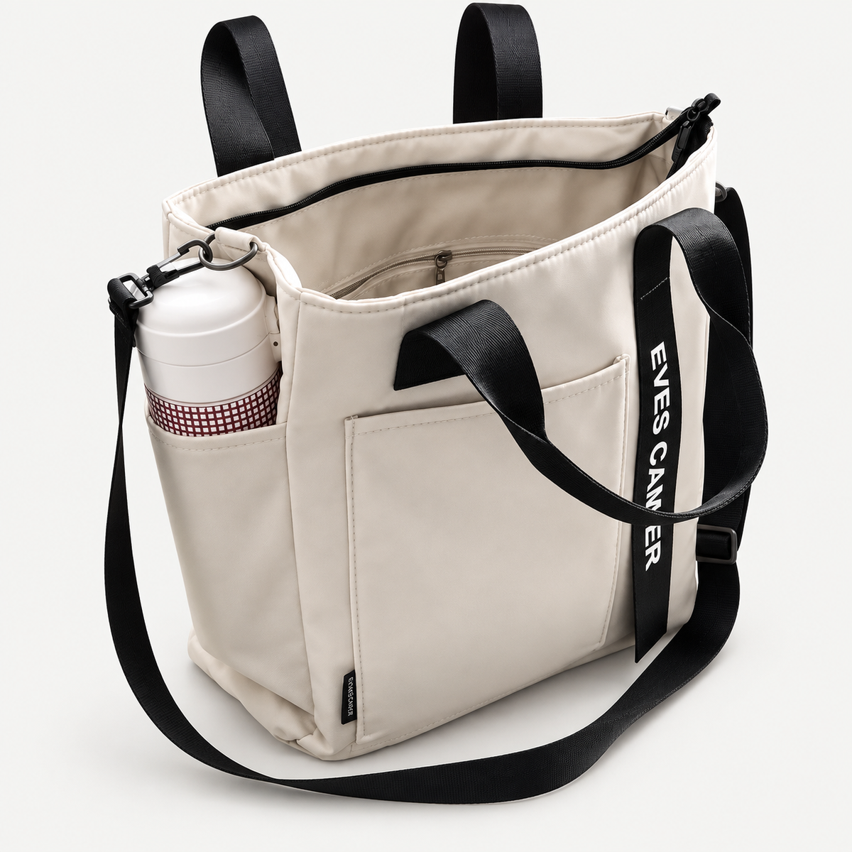 Everyday Nylon Tote on a warm light-grey studio background