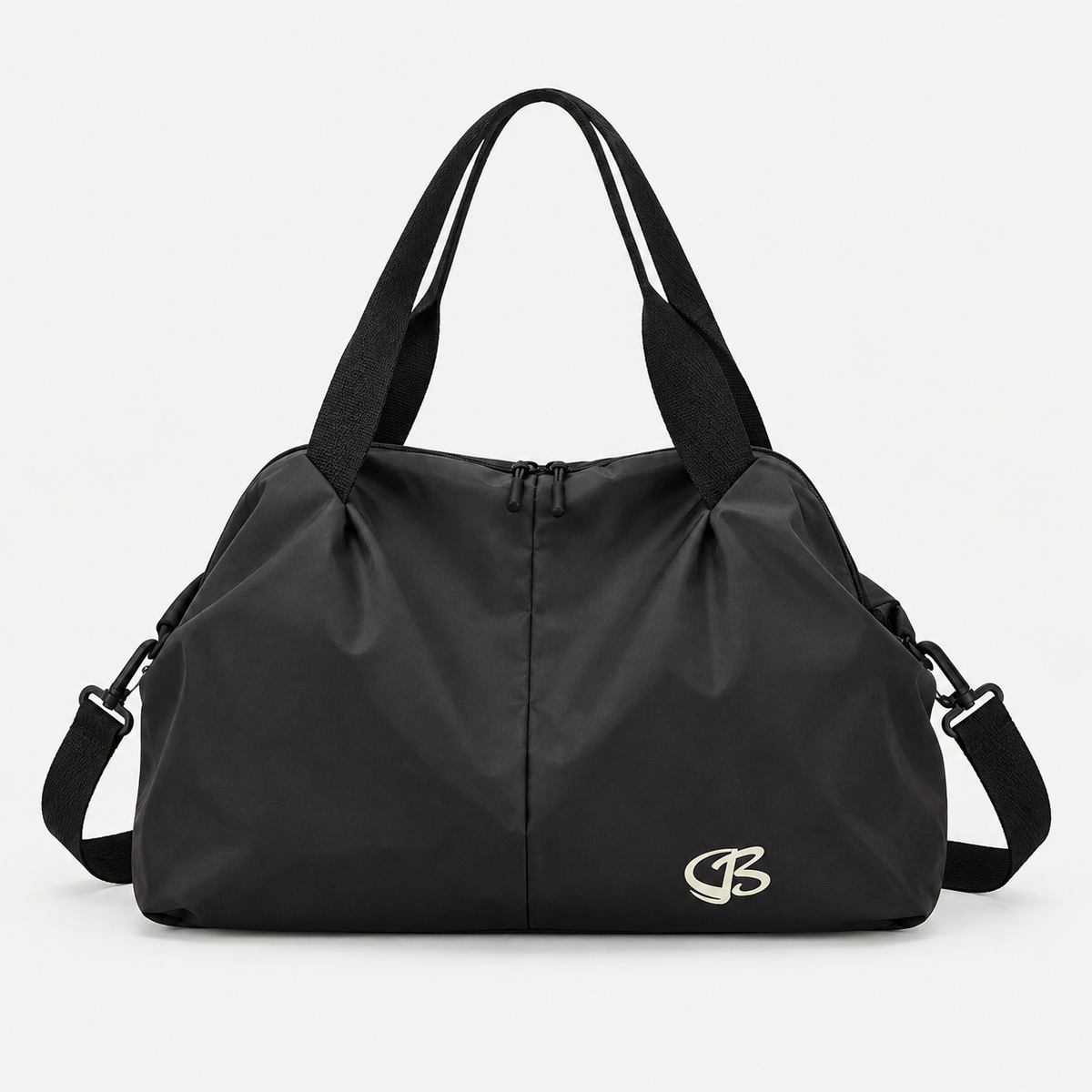 FlexCarry Yoga Duffle on a warm light-grey studio background