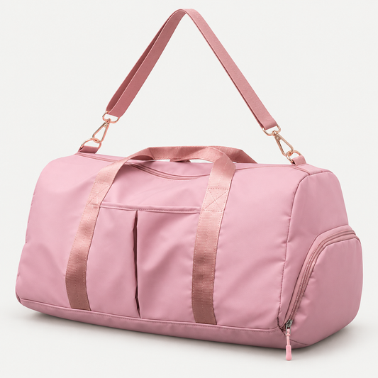 Water-Resistant Bag on a warm light-grey studio background