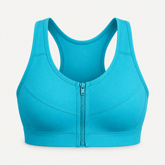 Front-Zip Sports Bra